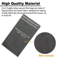 thumbnail image 2 of Mosiee 8 Dust Cloth Filter Bags For Craftsman For Shop Vacuums For 22 5 Gallon, 2 of 9