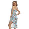 thumbnail image 2 of Cute Christmas Elements Pattern Printed Cross Back Cami Dress, Jesus Christian Fashion Summer Maxi Sexy Casual Dress For Women, 2 of 4