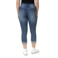thumbnail image 2 of Juniors' WallFlower Insta Soft Ultra Mid-Rise Cropped Jeans Color: Juiliette Size: 5, 2 of 4