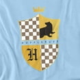 thumbnail image 2 of Harry Potter T-Shirt Hufflepuff Checkered Shield Crest Unisex Graphic Tee for Men & Women, 2 of 7