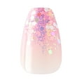 thumbnail image 5 of KISS Gel Fantasy Dreamdust Dreamdust Valentine's Day Press on Nails, Courage, Purple, Short Coffin, 28 Count, 5 of 11
