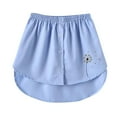 thumbnail image 2 of TAIAOJING Women's Basic Mini Skirt Casual High Waist Pleated A Line Midi Skirt With Pocket, 2 of 3
