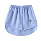 thumbnail image 2 of Gibobby faldas deportivas para mujer Minifalda interior para mujer, falda inferior, falda de extensión de camisa de barrido con botones, extensión de camisa, parte superior in(Azul， XXL), 2 of 4