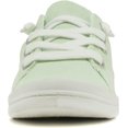 thumbnail image 4 of Soda Flat Women Shoes Linen Canvas Slip On Sneakers Lace Up Style Loafers Zig-S Light Green Mint 10, 4 of 5