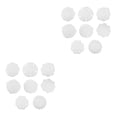 thumbnail image 2 of Wosthever 8Pcs Plate Pads DIY Hand Crochet Kitchen Table Cotton Decorative Lace Coasters Placemats Wedding Hotel Woven Insulation 2piezas, 2 of 6