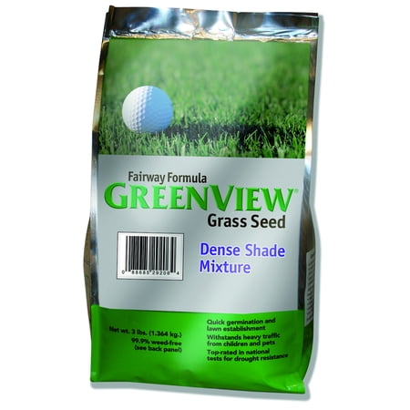 GreenView Fairway Formula Dense Shade Grass Seed Mixture, bag 3 (Best Shade Grass Seed Wisconsin)