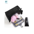 thumbnail image 6 of Deago Hanging Travel Toiletry Bag - Travel Toiletries Bath Bag, Bathroom Bag for Traveling - Shower Bags for Men and Women "Black", 6 of 7