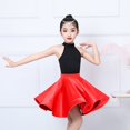 thumbnail image 2 of Esho 4-14T Girls Casual High Waist Midi Skirt, Teens Girl Gymnastics Latin Dance Pleated Skirts Dancewear, 4-14 Years, 2 of 4