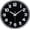 Z-black White, variant on VIB Wall Clock, 8inch Modern Silent Non-Ticking Wall Clocks Battery Operated with Large Easy-to-Read Numbers Tempered Glass, Decorative Analog Clock for Bedroom Living Room Kitchen Gym,Black Gold