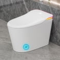 thumbnail image 3 of Eclife Smart Bidet Toilets Tankless, Auto Open/Soft Close, Auto Flush, Heated Toilet Seats, Nightlight, Remote Control, 3 of 12