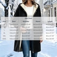thumbnail image 2 of Inverlee Womens Sherpa Lined Hooded Coat Zip Up Long Jacket Winter Warm Outerwear Black (S-3XL), 2 of 8