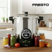 Presto 23 Quart Digital Pressure and Water Boiling Canner with LED Digital Display