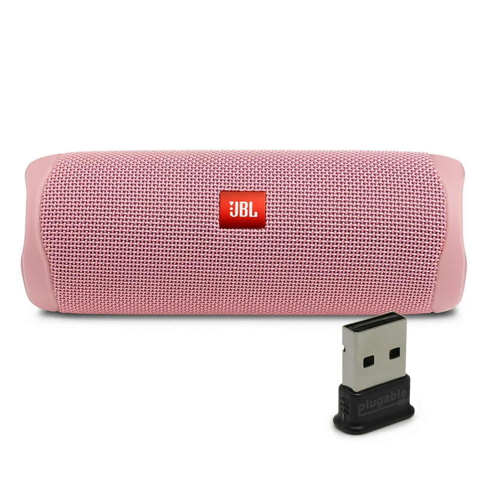JBL Portable Bluetooth Speaker, Pink, JBLFLIP5PINKAMUSBBT4LE