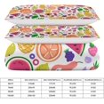 thumbnail image 2 of HAHDAXIA Fruit Summer Bedding Solid Comforter Set for All Seasons,3 Pieces(1 Comforter+2 Pillowcases),Soft Microfiber Bedding Set Full(79"x90"), 2 of 7