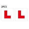 thumbnail image 3 of FlyFlise 2 Pack of Fully Magnetic L Plates for New Drivers,Learner Plates, 3 of 6