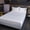 White#31225, variant on Queen Size Satin Bed Sheets Set, 4-Piece Brushed Microfiber with Deep Pocket Fitted Sheet for Mattress Up to 16 in, Multicolor Pillowcases