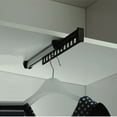 thumbnail image 4 of Sliding Pull-out Wardrobe Closet for 12 Hangers Length 312 mm，black, 4 of 4