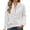 White, variant on Women's Casual Knit Jacquard Long Sleeve Loose Fit Hoodie Sweatshirt Comfortable Pullover For Everyday Wear Stylish Breathable Women's Hoodie S