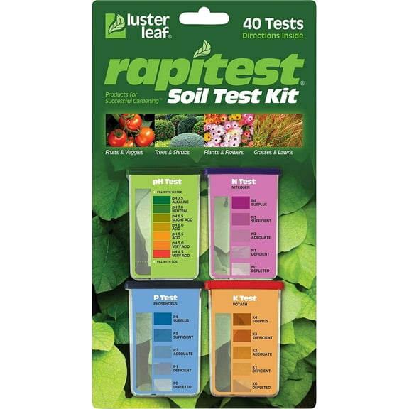 Luster Leaf Rapitest Soil Test Kit 40 Tests