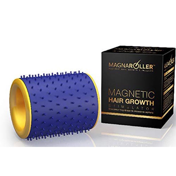 Magna Roller Masajeador de cuero cabelludo para el crecimiento del cabello - Tratamiento de pérdida de cabello para hombres y mujeres con cabello adelgazado seco y opaco - Aumenta el flujo sanguíneo a