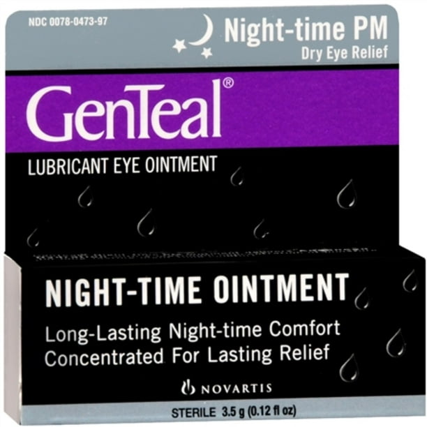 GenTeal PM Lubricant Eye Ointment 3.50 g (Pack of 6)
