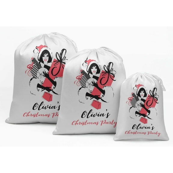 Darling Souvenir White Gift Box Christmas Custom Party Supplies Favor Bags&nbsp;Jewelry&nbsp;Pouches 15 Pieces