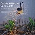 thumbnail image 2 of Regadera solar Yuarrent lámpara de adorno para maceta linterna Vintage para patio decoración jardín, 2 of 6