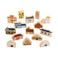 thumbnail image 1 of Set de juego de madera multicultural de 15 piezas Kaplan Early Learning, 1 of 6