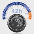 thumbnail image 3 of NFTIGB Wired Bike Computer Speedometer Waterproof LCD Backlight Cycle Odometer 2.2 in / 5.6 cm Screen, Black, 3 of 4