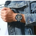 thumbnail image 6 of Curren Mens Watches New Luxury Leather Wristwatch For Man Waterproof Quartz Clock Male Brand Sport Chronograph Relogio Masculino - Quartz Wristwatches, 6 of 6