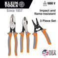 thumbnail image 2 of Juego de herramientas Klein Tools 9416R, 1000 V, alicates aislantes, 3 piezas, 2 of 9