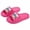Hot Pink, variant on Womens Cute Cartoon Slide Sandals - EVA Foam Comfortable Platform Thick Sole Funny Face Beach Pool Summer Lounge Slippers Sky Blue,Size 5.5-7