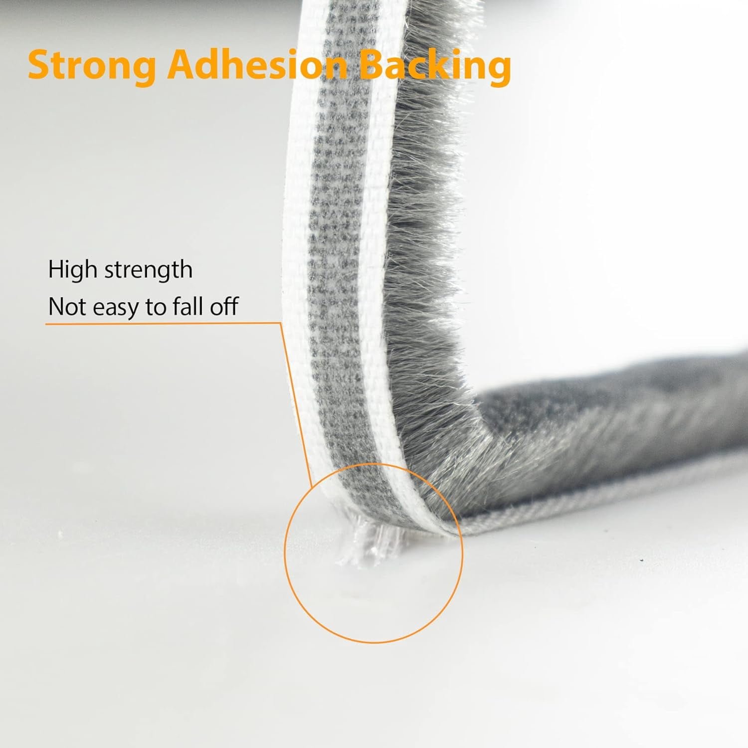 FRKSMD-39.4FT Weather Stripping for Doors and Windows, Self-Adhesive Soundproofing Door Seal, Door Insulation for Sliding, Exterior, Frames and Front, 0.35'' Wide x 0.35'' Thick, Brown