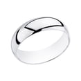 thumbnail image 2 of Gem & Harmony Mens Platinum Comfort Fit 6mm Wedding Band Ring for Men, 2 of 4
