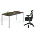 thumbnail image 2 of Boss Office Products Single Desk, 71" x 30"Desk Top, Driftwood, 2 of 4
