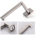 thumbnail image 2 of 4 Piezas Toalleros de Juego de Accesorios de Ferreteria de Baño de Pared con Toallero 40cm,Barra de Toallas,Soporte de Papel Higiénico,Gancho de Bata Acero Inoxidable Plata Cepillada ACTIVE Biensenido a ACTIVE, 2 of 5