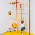 thumbnail image 3 of Fitness Kid Carousel R3 Kids Indoor Home Playground/Gym (Blue Plum - Regular - 7' 5" - 9' 10.5"), 3 of 11