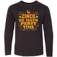 thumbnail image 3 of Inktastic Cinco de Mayo Party Long Sleeve Youth T-Shirt, 3 of 5
