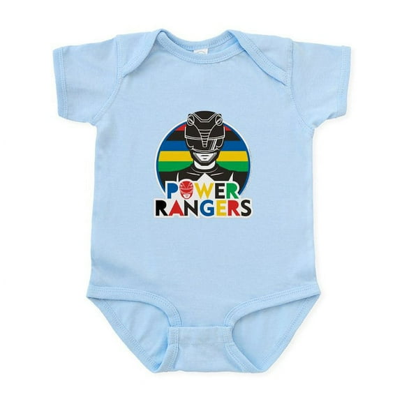 CafePress - Power Rangers Black Ranger - Baby Light Bodysuit, Size Newborn - 24 Months