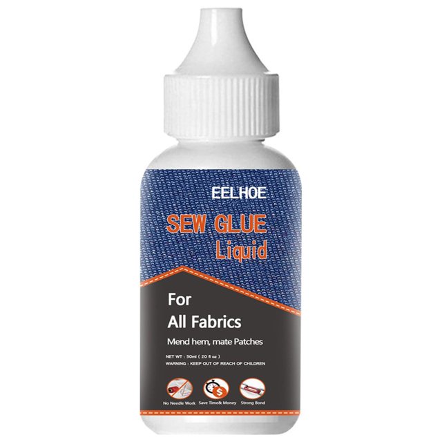 EGNMCR Cloth Glue Clothes Repair Glue Washable And Ironing Cloth Glue Clothes 30ml repair water