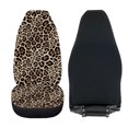thumbnail image 6 of POLERO Leopard Print Washable Front Seat Cover for Auto Interior, Polyester Removable Vehicle Seat Covers Truck, 6 of 13