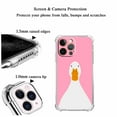 thumbnail image 4 of Cute Duck Case for iPhone 12 Pro,Aesthetic Art Design Pattern Soft Full TPU Bumper Cover, 4 of 5