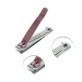 thumbnail image 3 of Unique Bargains 1pc Large Nail Clippers for Toenails and Fingernails 3.15" Length Pink, 3 of 6