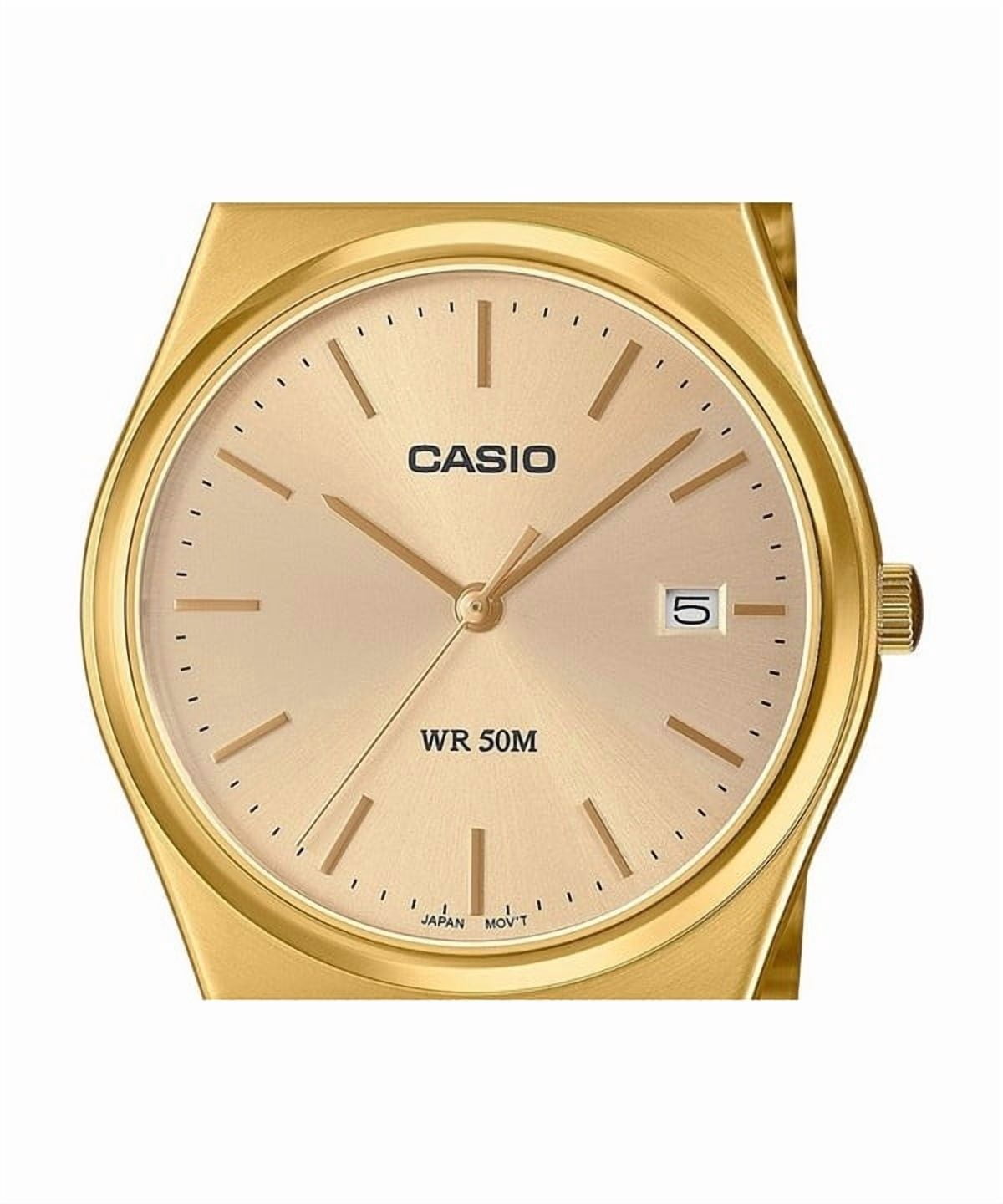 Casio Mtp-B145Gc-9A Men Watch Gold-Tone Champagne Dial Date Jubilee Gold MTPB145GC-9AV | CASIO Gold | CASIO main image 2