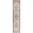 thumbnail image 1 of Beige Traditional Floral Distressed Oriental Turkish Area Rug, 1 of 5