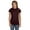 Dark Chocolate, variant on Gildan G640L Ladies' Softstyle Fitted T-Shirt