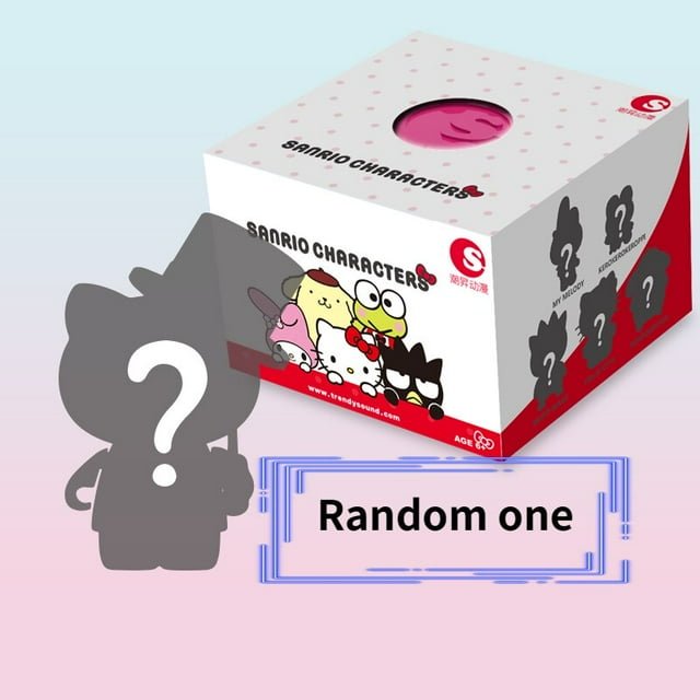 Sanrio-figuras de Hello Kitty de la familia, 24 personajes, ropa de negocios, Kuromi, caja ciega, juguetes, Cinnamoroll, melodía, muñeca, regalos para niños