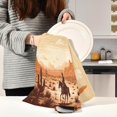 thumbnail image 6 of SKYSONIC Vintage Western Cowboy Kitchen Towels, 18 x 28 Inch Super Soft and Absorbent Dish Cloths for Washing Dishes, 1 PCS Reusable Multi-Purpose Microfiber Hand Towels for Kitchen, 6 of 7