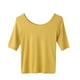 thumbnail image 1 of Mujeres Manga Corta Tops Impresión Casual Cuello Redondo, Blusa de Moda para Todo el Uso de Fiesta de Temporada, 1 of 3