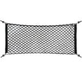 thumbnail image 1 of 35.5 x 15.7 Inch Rear Cargo Net Adjustable Elastic Mesh Storage Organizer Large Capacity Trunk Storage Net Car SUV Truck Van, 1 of 9